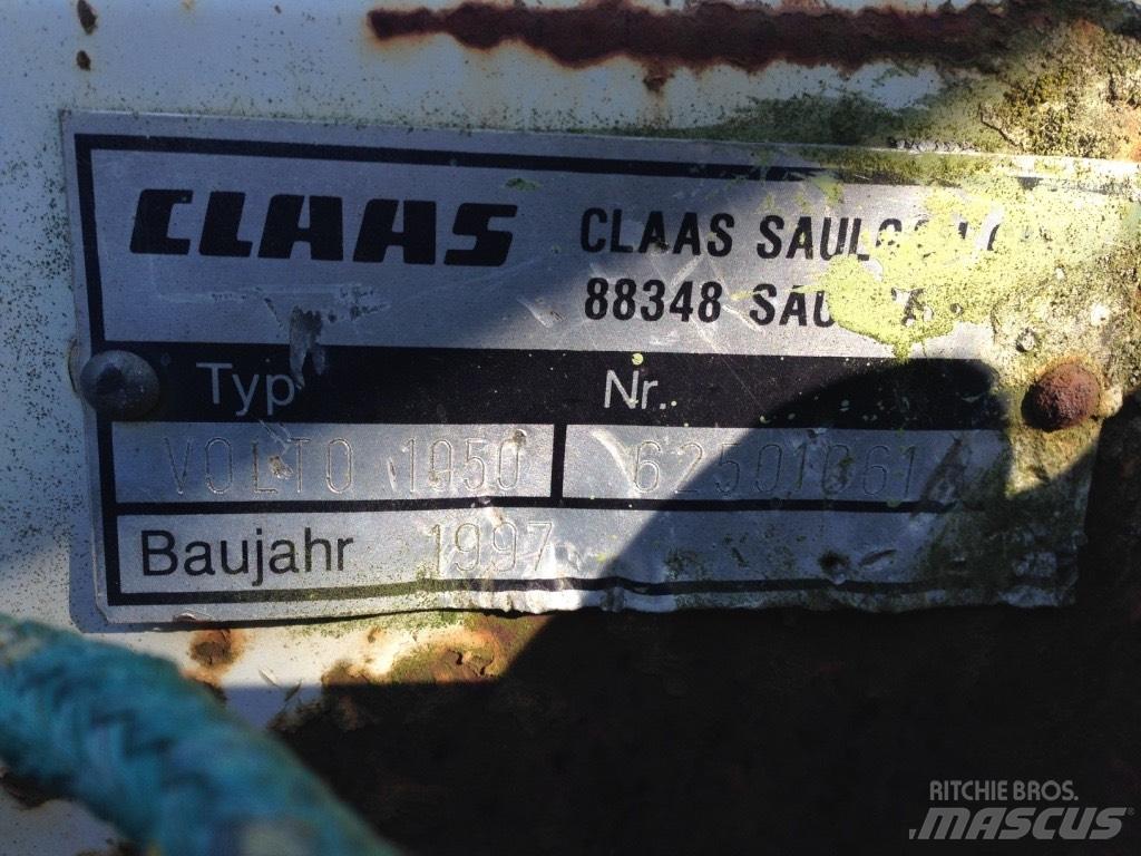 CLAAS Volto 1050 Граблі і сінозворушувачі