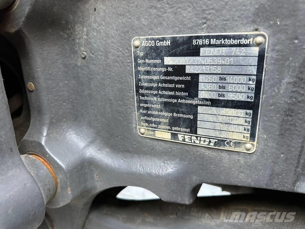 Fendt 722 Profi Plus Трактори