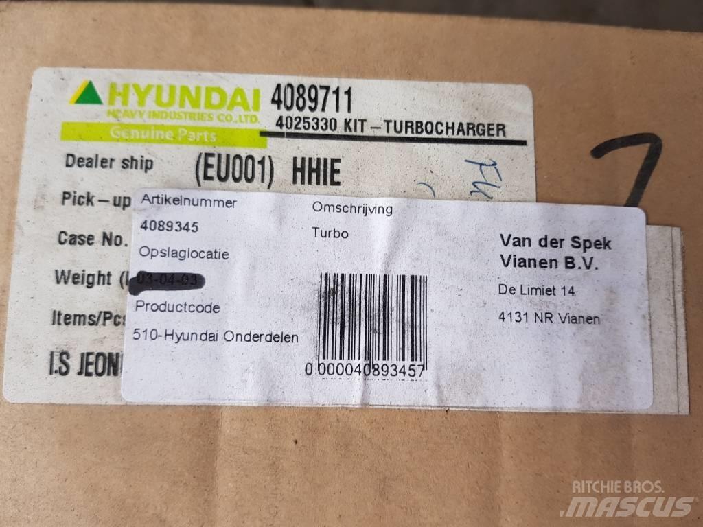 Hyundai Turbocharger Двигуни