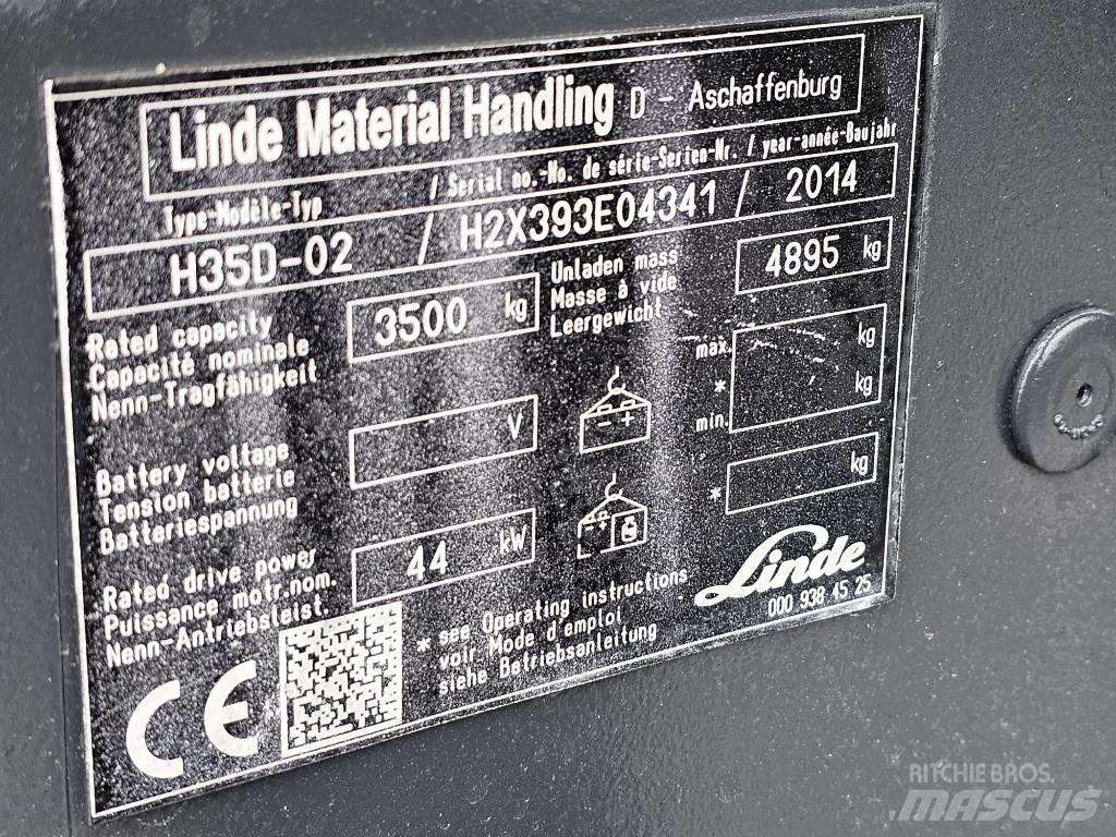 Linde H35D-02 Дизельні навантажувачі