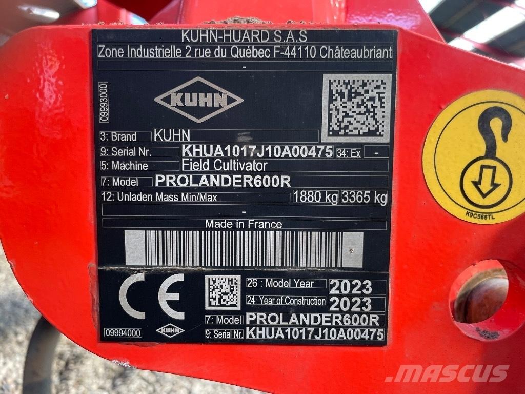 Kuhn Prolander 600R Борони
