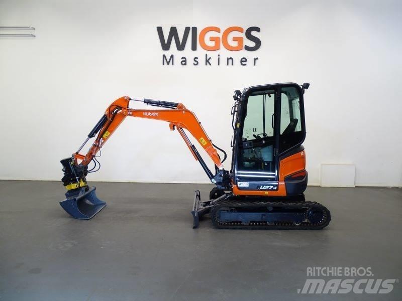 Kubota U 27-4 Міні-екскаватори < 7т