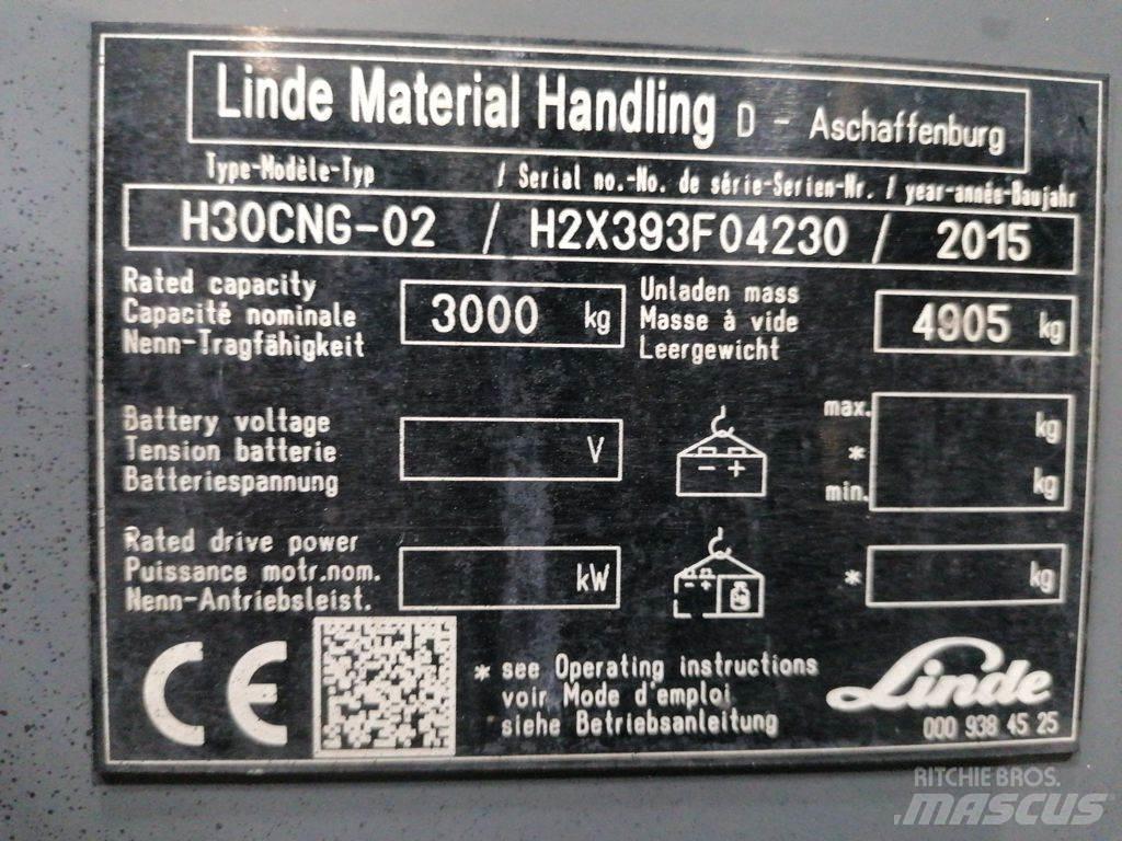 Linde H30CNG-02 Газові навантажувачі