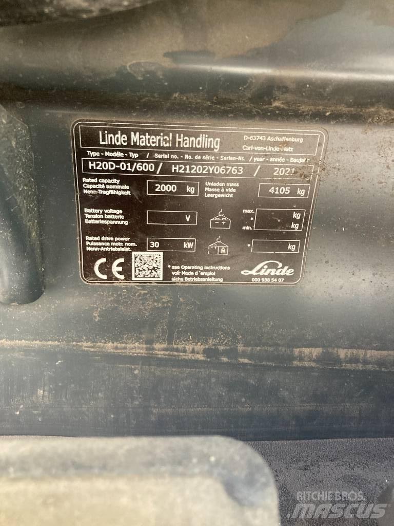 Linde H20/600D/1202 Дизельні навантажувачі
