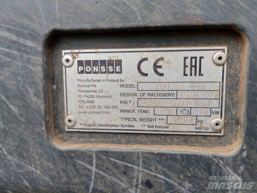 Ponsse BUFFALO AF 8W Форвардери