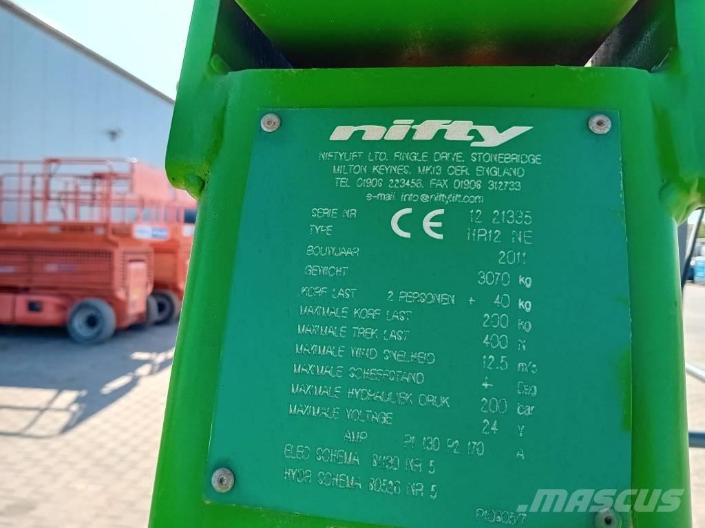 Niftylift HR 12 N E Колінчаті підйомники