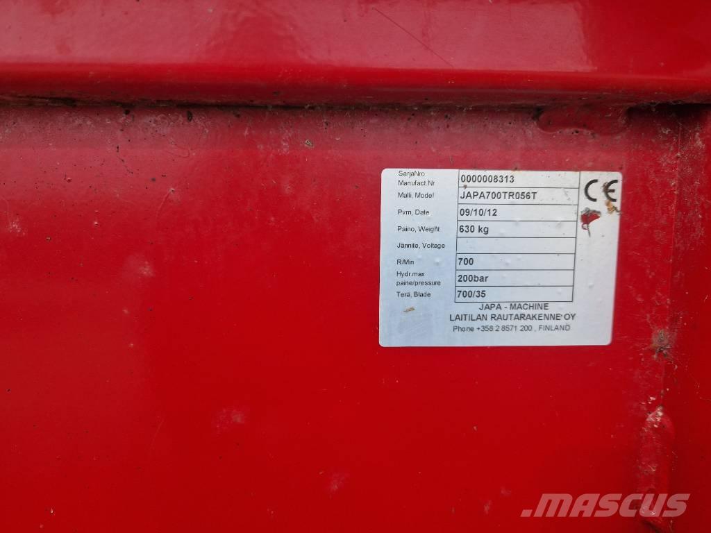 Japa 700 Дровоколи, рубальні машини, дробарки