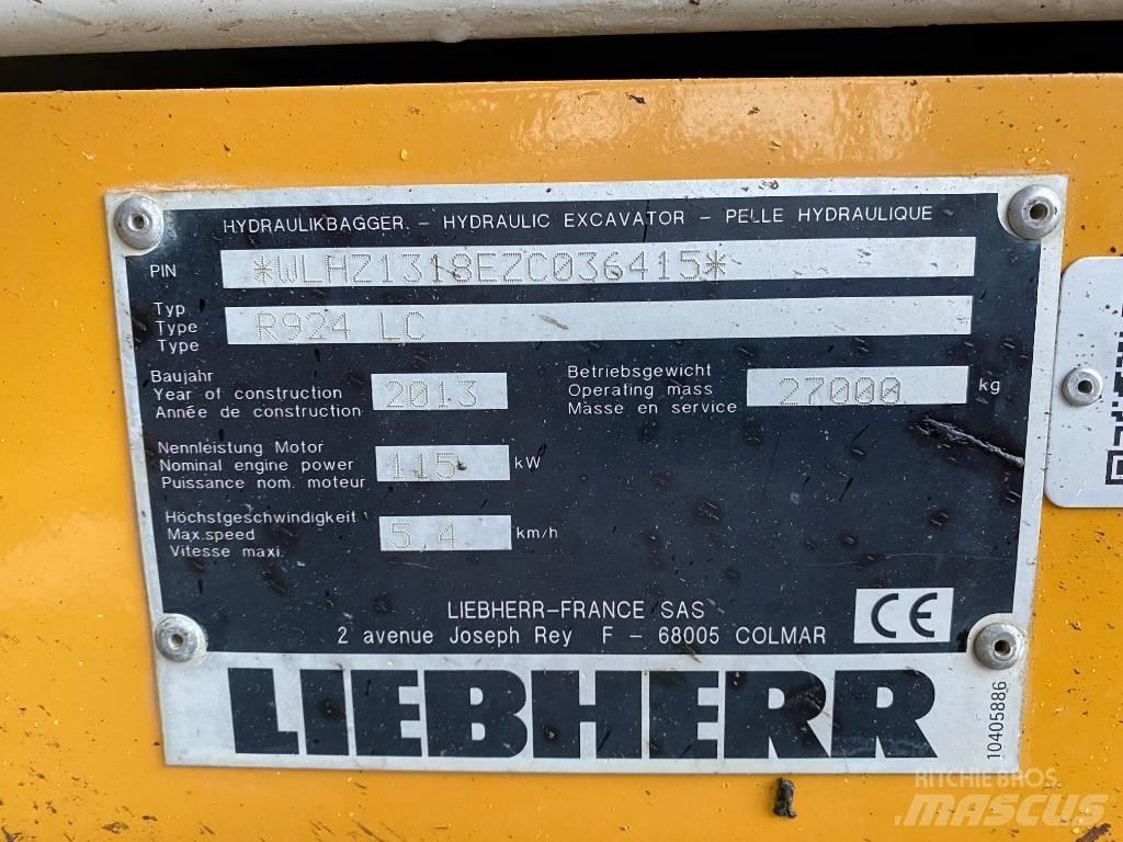 Liebherr 924 Гусеничні екскаватори