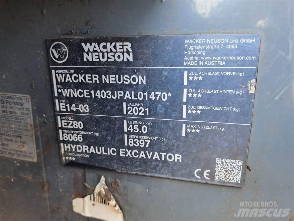 Wacker Neuson EZ80 Гусеничні екскаватори