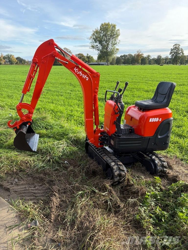 Kubota K 008-3 Міні-екскаватори < 7т