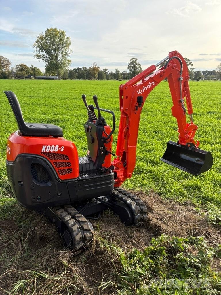 Kubota K 008-3 Міні-екскаватори < 7т