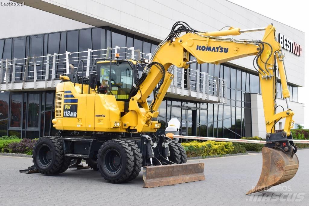 Komatsu PW118MR-11 Колісні екскаватори