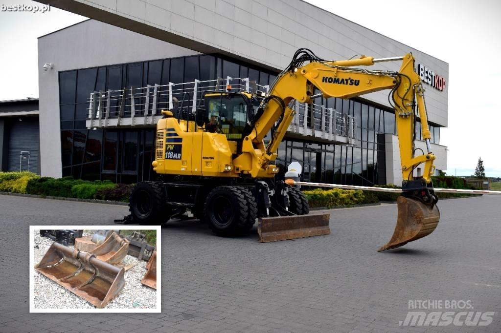 Komatsu PW118MR-11 Колісні екскаватори