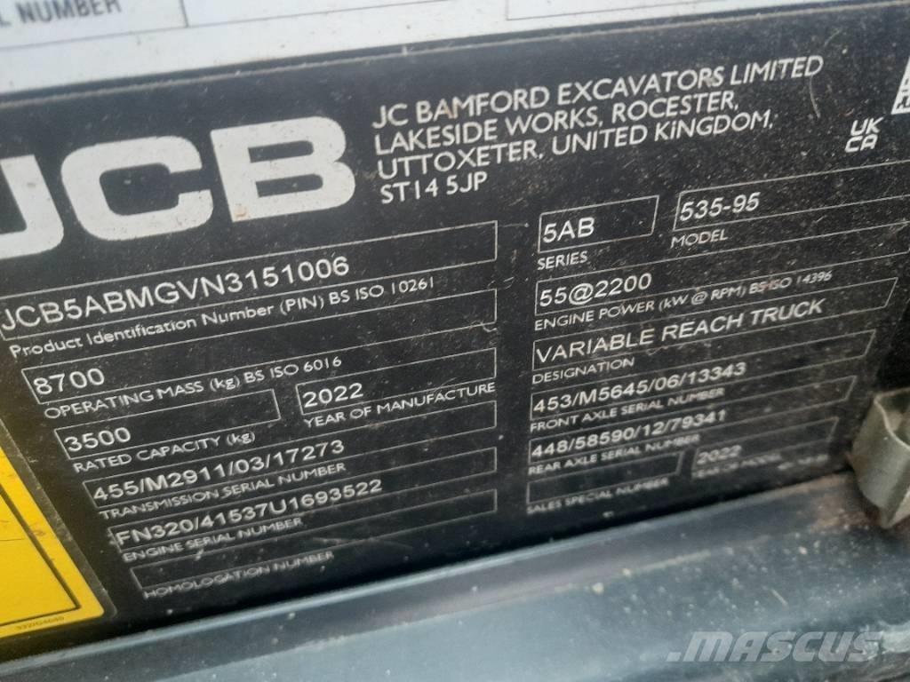 JCB 535-95 Телескопічний навантажувач