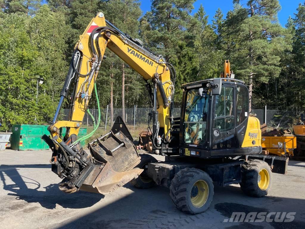Yanmar B 95 W Колісні екскаватори