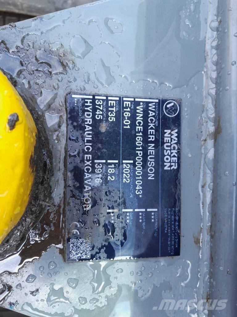 Wacker Neuson ET 35 Гусеничні екскаватори
