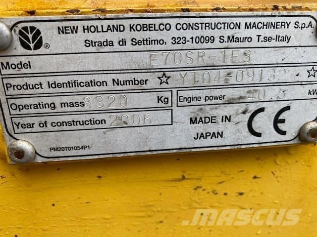New Holland E 70 SR Середні екскаватори 7т. - 12т.