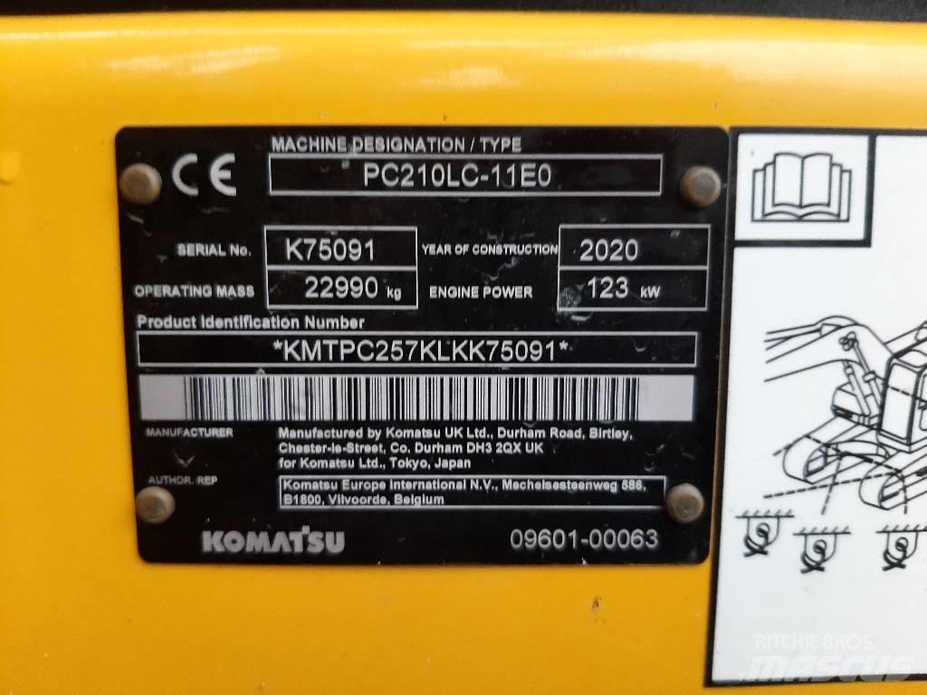 Komatsu PC 210 LC-11 Гусеничні екскаватори