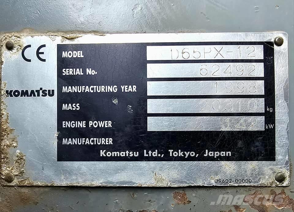 Komatsu D 65 PX-12 Гусеничні бульдозери