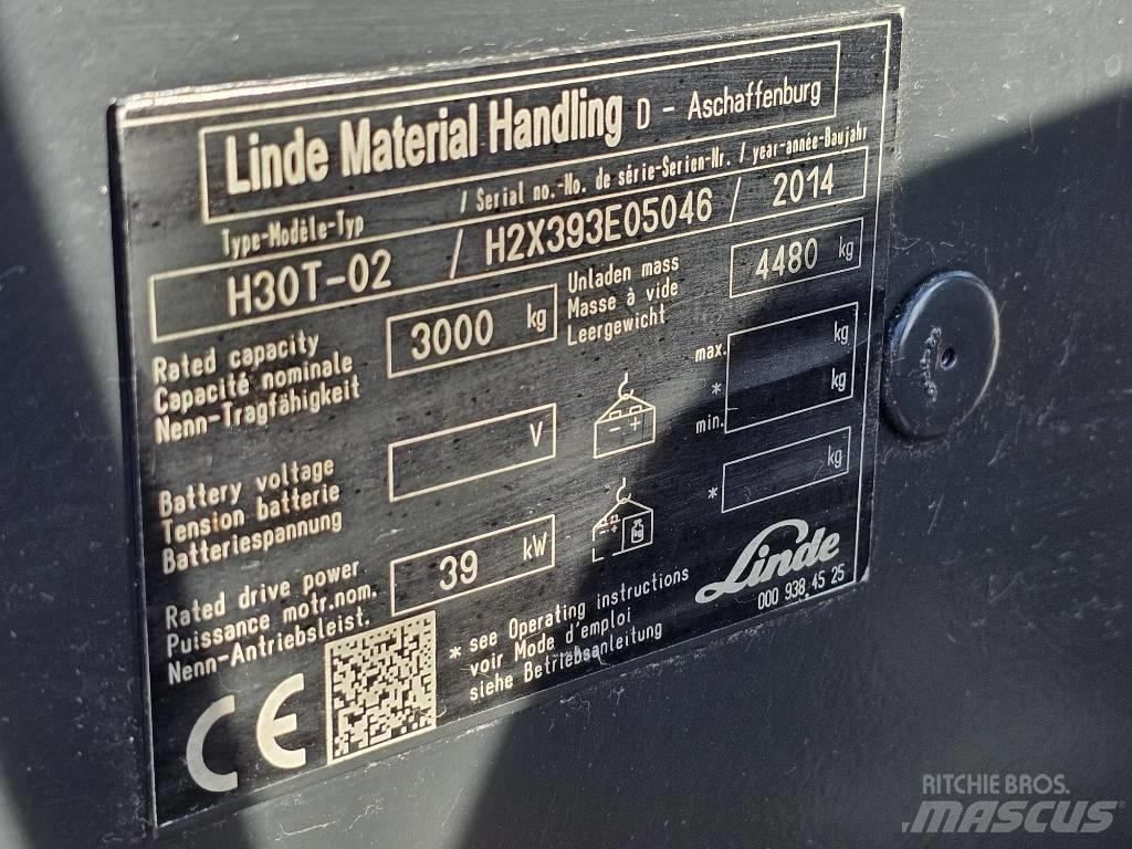 Linde H30T-02 Газові навантажувачі