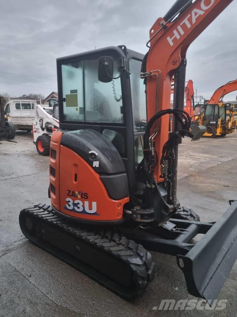 Hitachi 33u Zaxis Міні-екскаватори < 7т