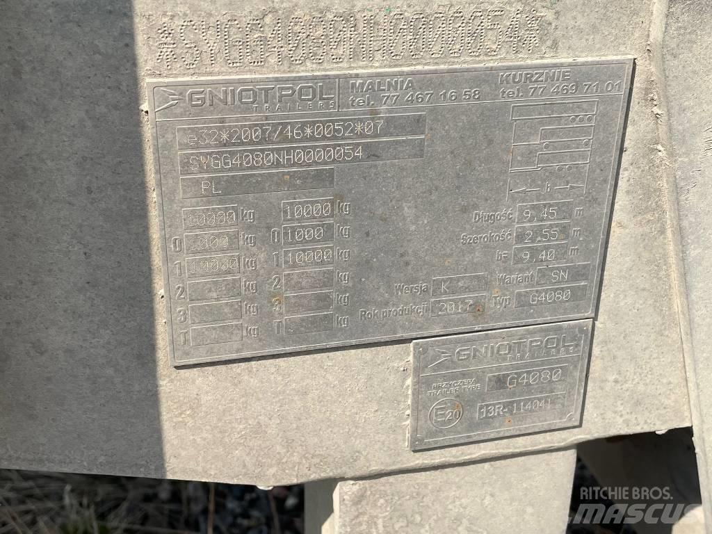 Gniotpol G4080 Тентовані причепи