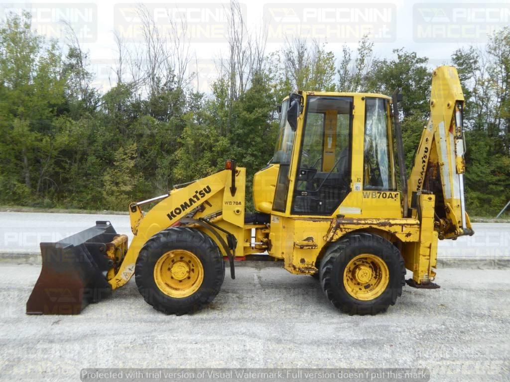 Komatsu WB70A Екскаватори-навантажувачі
