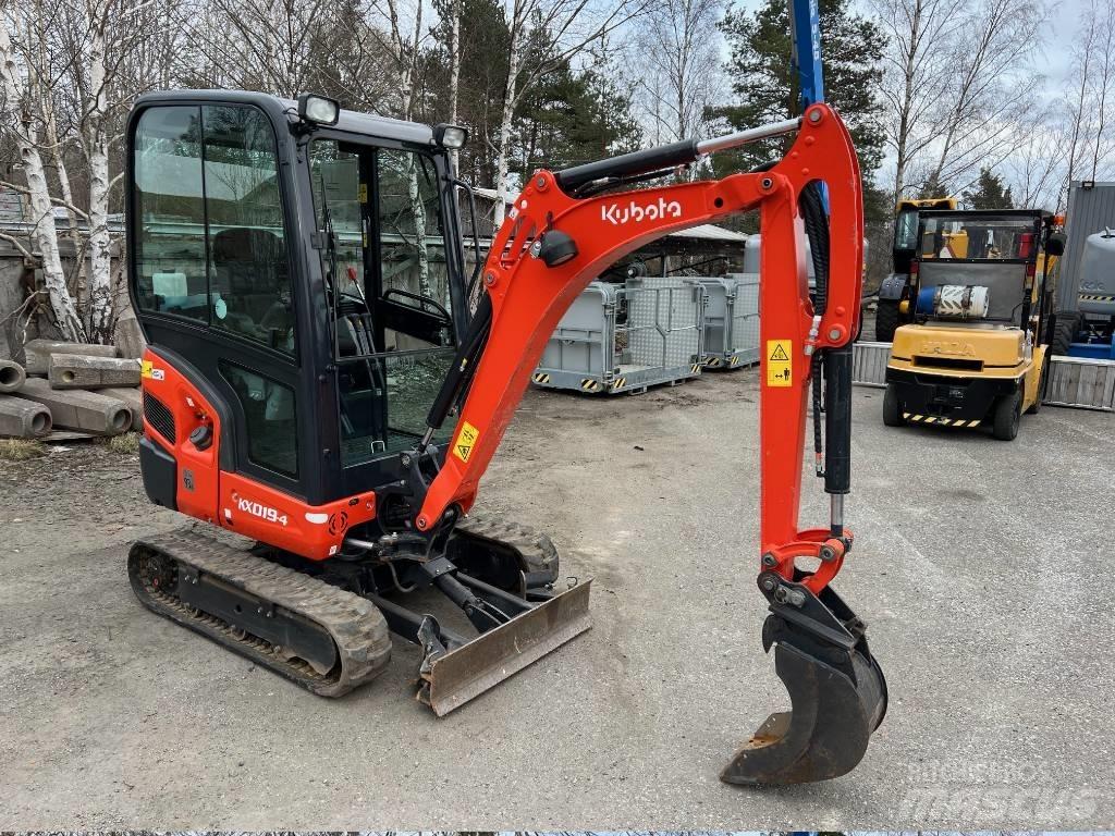 Kubota KX -019-4 Міні-екскаватори < 7т