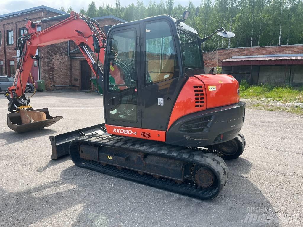 Kubota KX 080-4 Середні екскаватори 7т. - 12т.