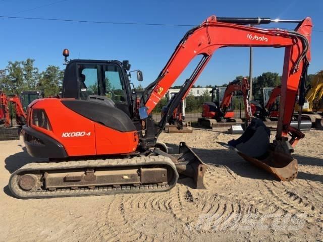 Kubota KX 080-4 Середні екскаватори 7т. - 12т.