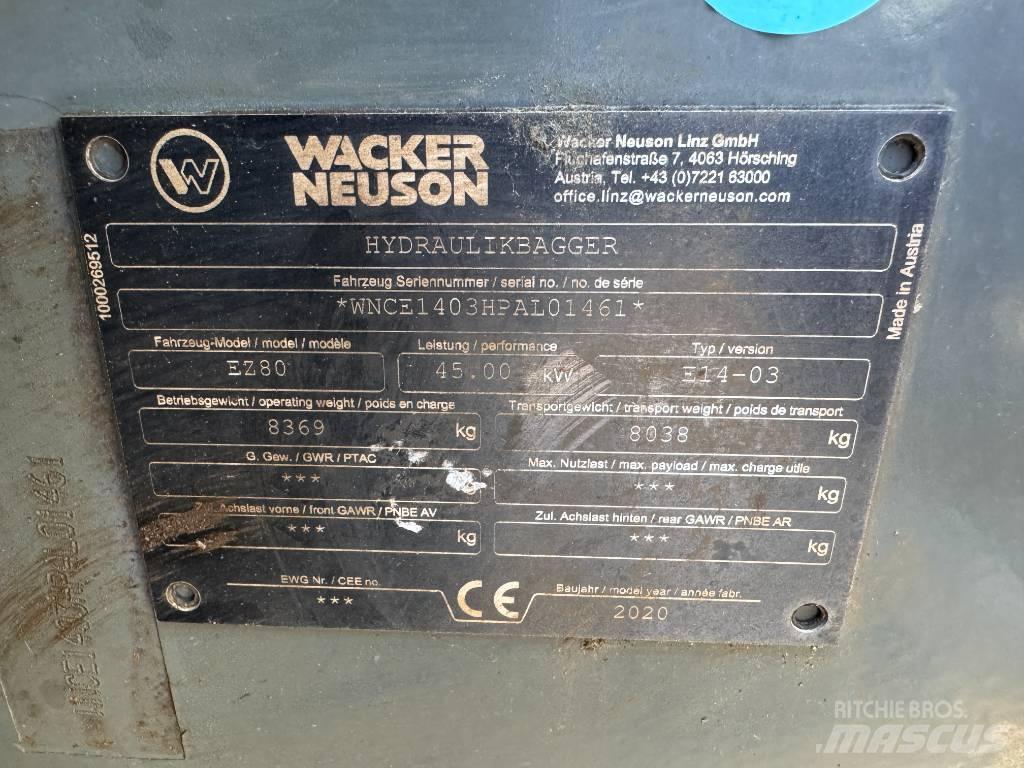 Wacker Neuson EZ80 Гусеничні екскаватори