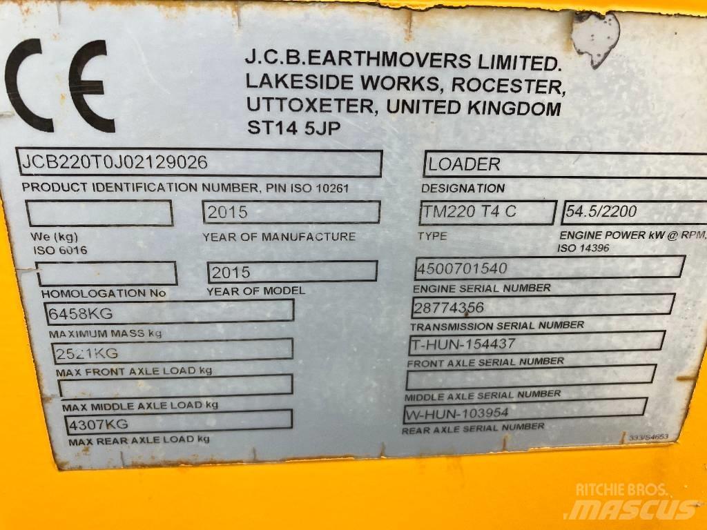 JCB TM 220 Телескопічні навантажувачі