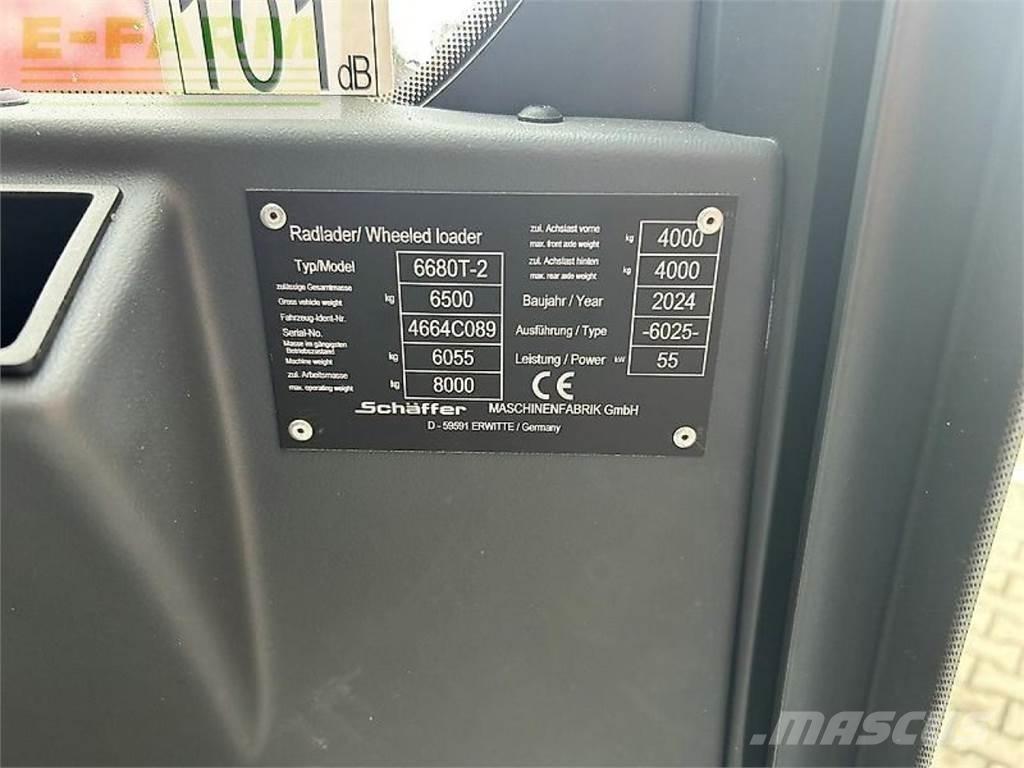 Schäffer 6680 t-2 Телескопічний навантажувач