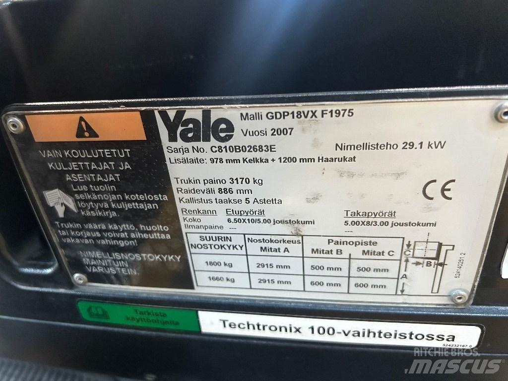 Yale GDP18VX Дизельні навантажувачі