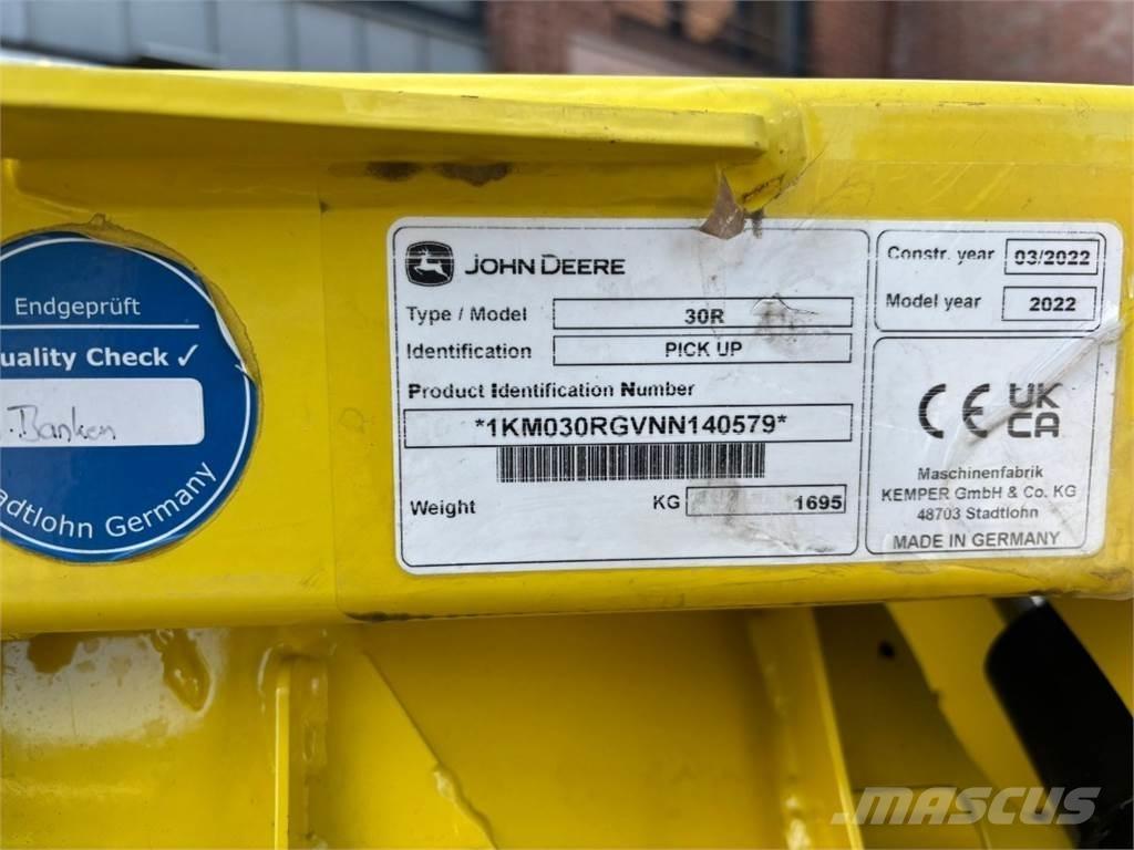 John Deere 30R Комплектуючі для сіно- та фуражних машин