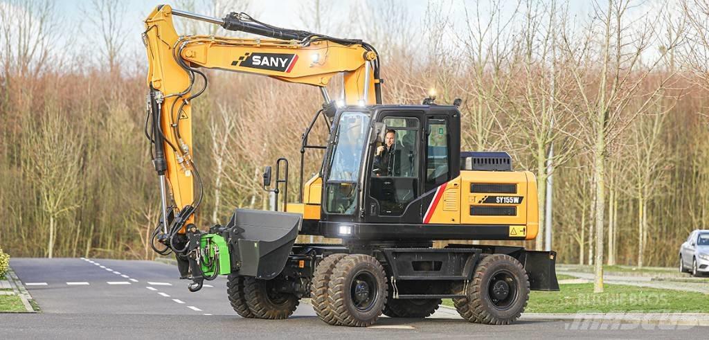 Sany SY155W Колісні екскаватори