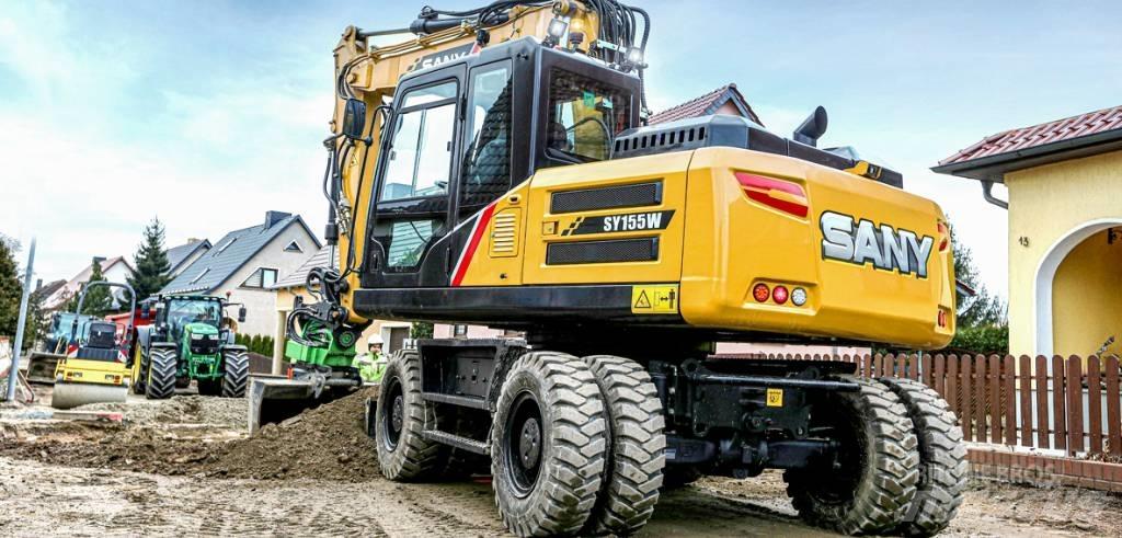 Sany SY155W Колісні екскаватори