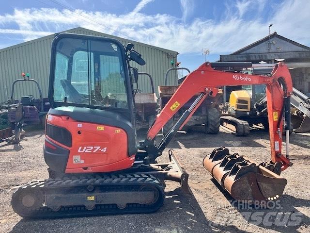 Kubota U 27-4 Міні-екскаватори < 7т