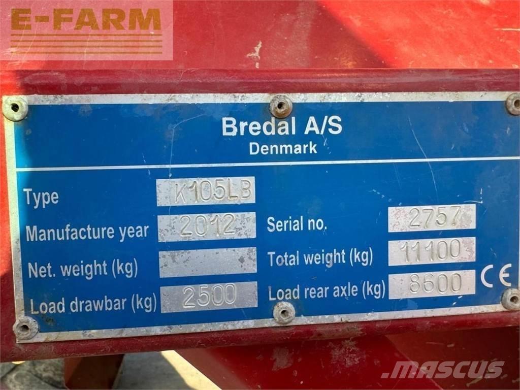 Bredal K105LB Розсіювач мінеральних добрив