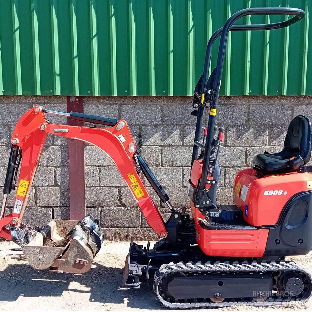 Kubota K008-3 Міні-екскаватори < 7т