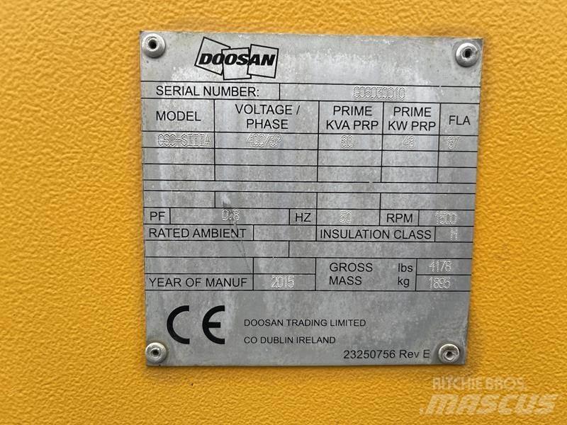 Doosan G 60 Дизельні генератори