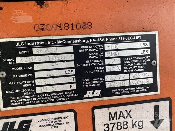 JLG 460 SJ Телескопічні підйомники