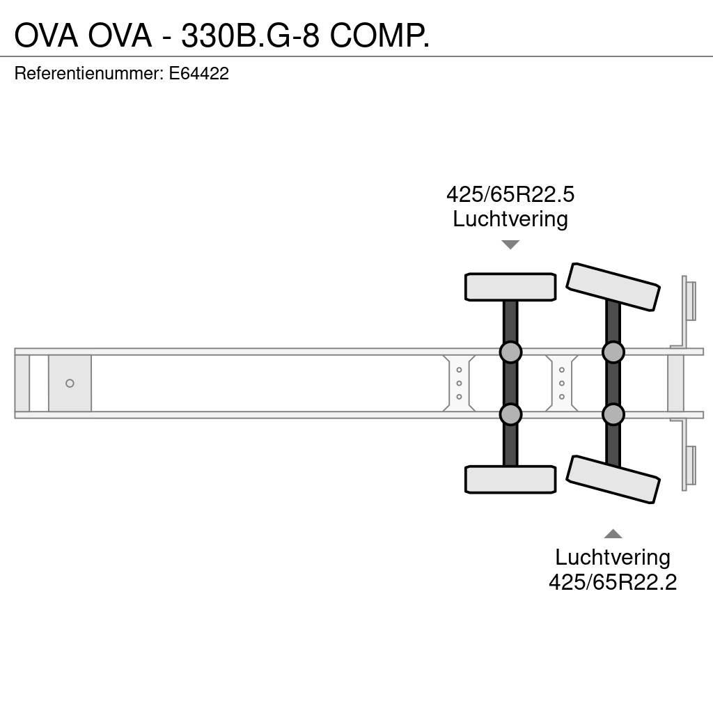 OVA - 330B.G-8 COMP. Напівпричепи-автоцистерни