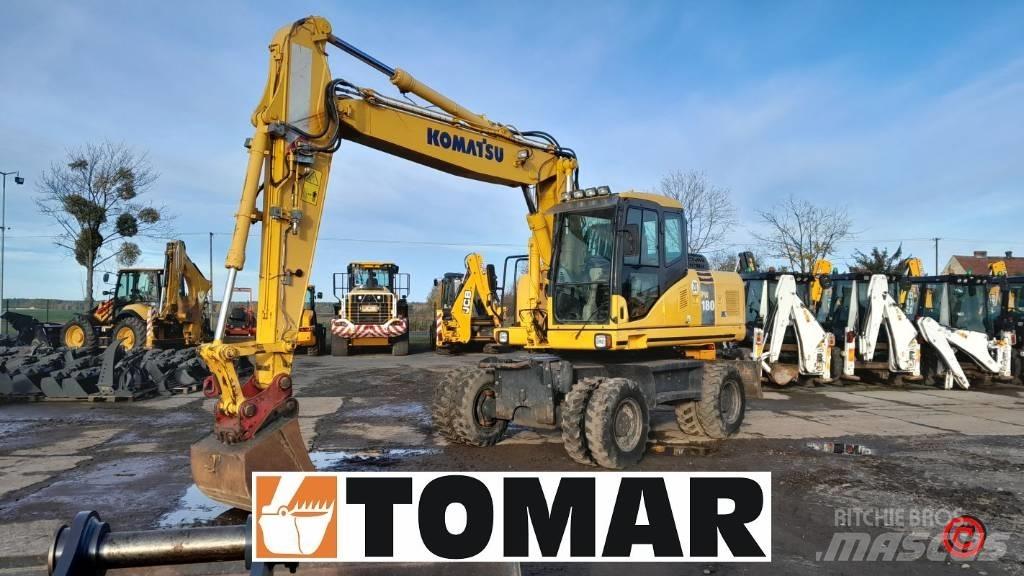 Komatsu PW 180-7 Колісні екскаватори