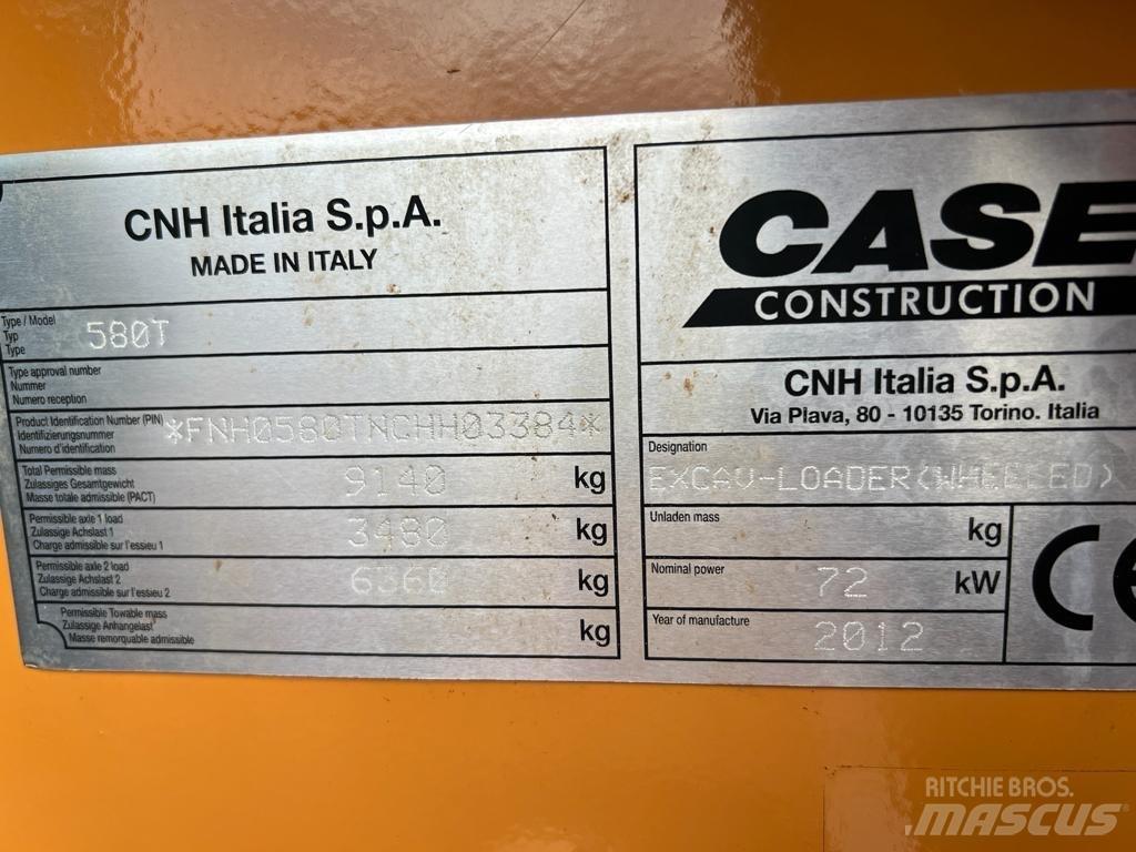 CASE 580 T Екскаватори-навантажувачі