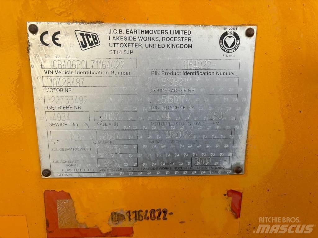 JCB 406 Фронтальні навантажувачі