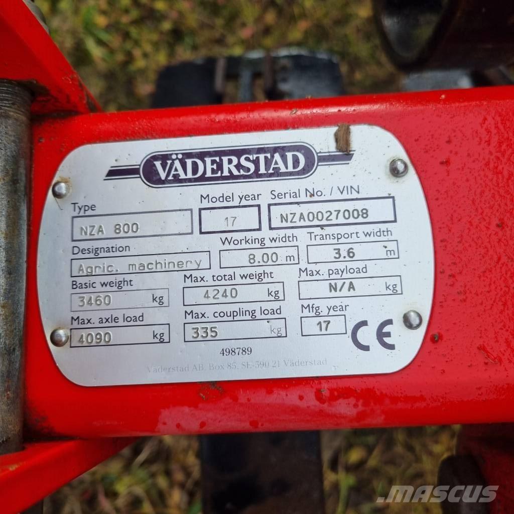 Väderstad NZA800 Культиватори