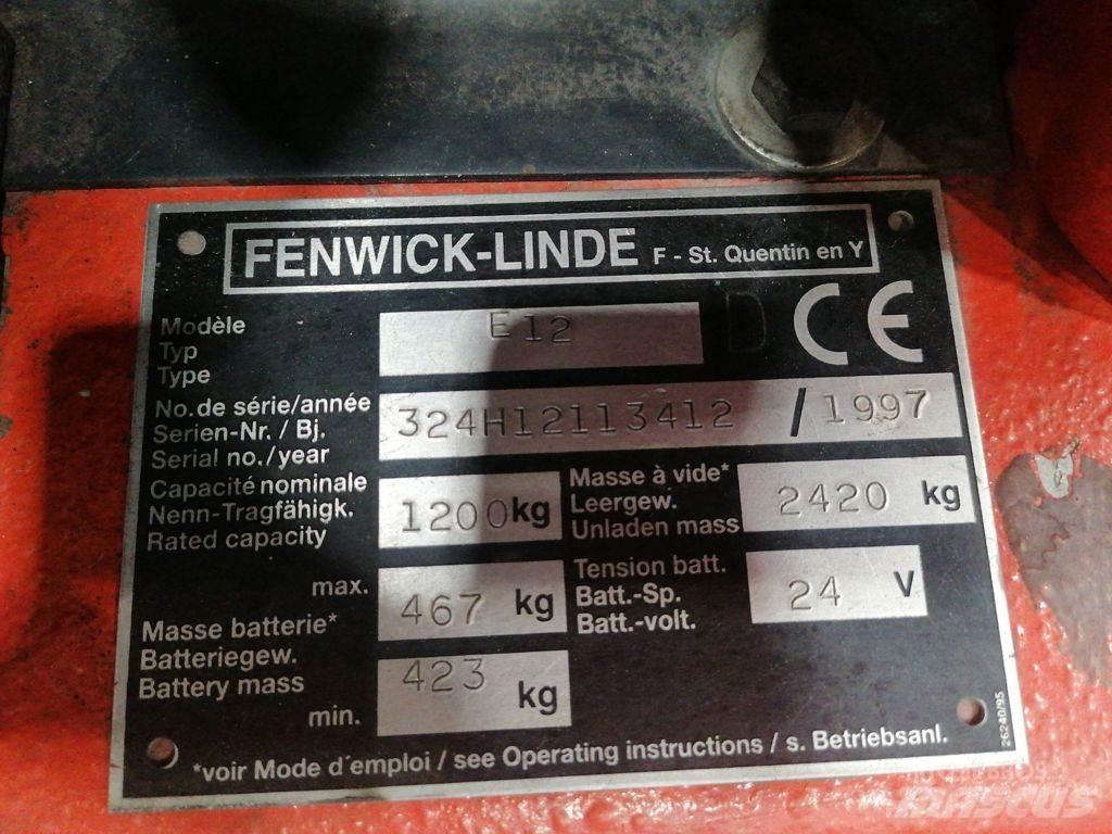 Linde E12 Електронавантажувачі