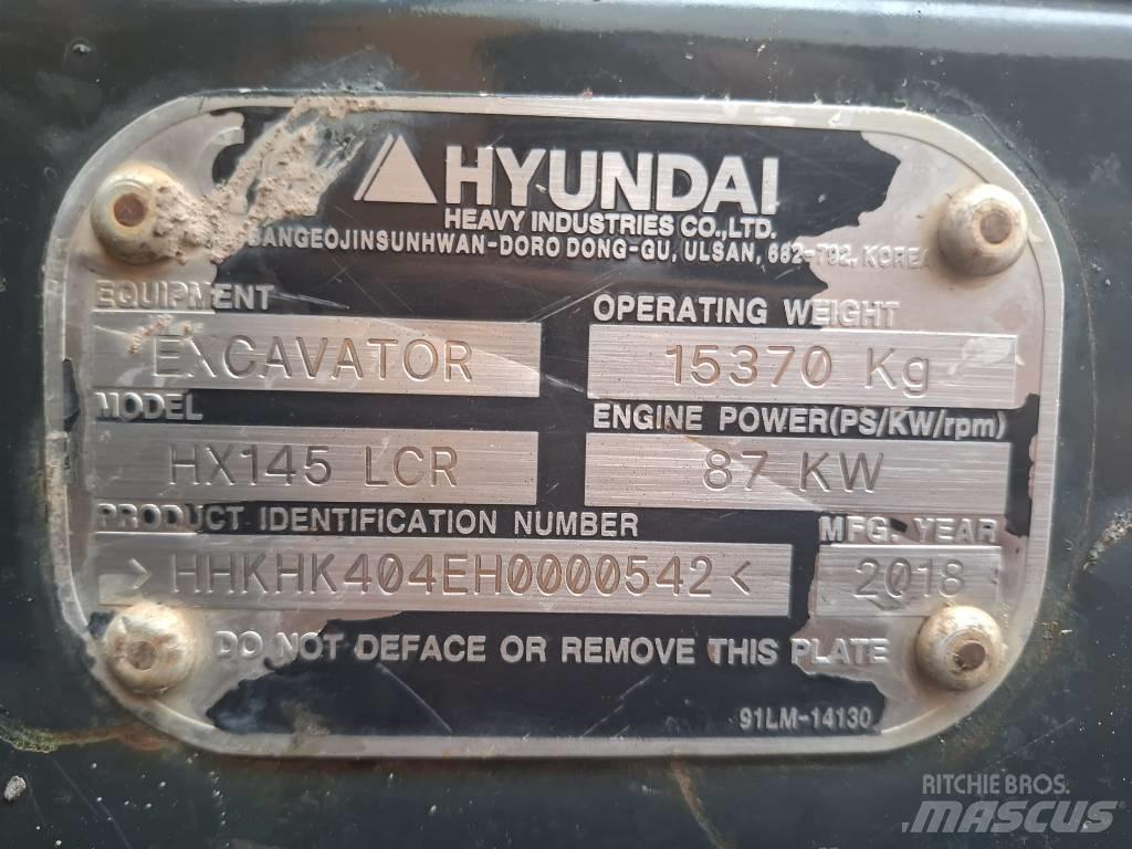 Hyundai HX 145 LCR Гусеничні екскаватори