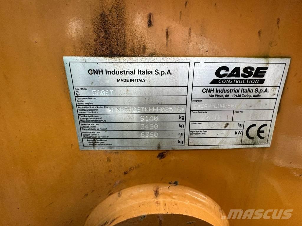 CASE 580 ST Екскаватори-навантажувачі